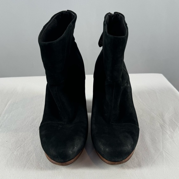Rag & Bone Suede Back Zip Bootie in Black Size 6 or 36 - Picture 4 of 8